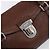 Borsa a tracolla PRADA in pelle marrone argento Auth yk20802SAV - vista 20