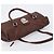 Borsa a tracolla PRADA in pelle marrone argento Auth yk20802SAV - vista 6