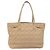 Bolso Tote Christian Dior Lady Dior Canage Canvas Beige Tono Dorado Auth 198943 - vista 3
