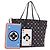 Borsa Tote LOUIS VUITTON Monogram Game On Neverfull MM Nero M57483 Auth SW2669SM Monogramma