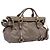 Borsa a mano Miu Miu in pelle 2way Grigio Oro Auth yk20871M Marrone D'oro