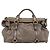Borsa a mano Miu Miu in pelle 2way Grigio Oro Auth yk20871M Marrone D'oro - vista 13