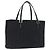 Borsa a mano FENDI Zucchino Canvas Nero Argento Auth BA15300