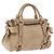 Borsa a mano Miu Miu in pelle 2way Beige Gold Auth yk20865A D'oro