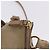 Borsa a mano Miu Miu in pelle 2way Beige Gold Auth yk20865A D'oro - vista 20
