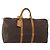 LOUIS VUITTON Monogram Keepall 55 Boston Bag M41424 LV Auth 197026 Monogramma