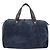 Borsa LOEWE Suede Navy Gold Auth 200957 D'oro Blu navy - vista 13