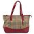 Borsa a mano BURBERRY Nova Check Canvas Beige Gold Auth 200887 D'oro - vista 13