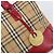 Borsa a mano BURBERRY Nova Check Canvas Beige Gold Auth 200887 D'oro - vista 17