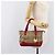 Borsa a mano BURBERRY Nova Check Canvas Beige Gold Auth 200887 D'oro - vista 24