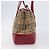 Borsa a mano BURBERRY Nova Check Canvas Beige Gold Auth 200887 D'oro - vista 4