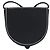 LOEWE Portamonete da collo in pelle nera Auth 198798A Nero - vista 2