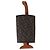 FENDI Zucca Canvas Drink Holder PVC Black Brown Auth 195995M - view 13