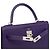 Hermès Borsa HERMES Kelly 28 in Pelle Violetta - 103871 Porpora - vista 7