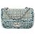 Borsa CHANEL Timeless/Classique in Tweed Blu - 103865