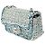 Borsa CHANEL Timeless/Classique in Tweed Blu - 103865 - vista 4