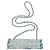 Borsa CHANEL Timeless/Classique in Tweed Blu - 103865 - vista 9