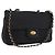 Borsa a tracolla con catena BALLY in pelle nera e oro Auth kk709A Nero D'oro