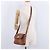Céline Borsa a tracolla CELINE in pelle marrone e oro Auth 197663V D'oro - vista 23