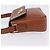 Céline Borsa a tracolla CELINE in pelle marrone e oro Auth 197663V D'oro - vista 5