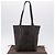 Céline Borsa a tracolla CELINE Macadam Canvas PVC Leather Black Gold Auth 197880V Nero D'oro - vista 12