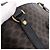 Céline Borsa a tracolla CELINE Macadam Canvas PVC Leather Black Gold Auth 197880V Nero D'oro - vista 9