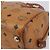 Borsa Boston MCM Vicetos Logogram PVC Leather Brown Gold Auth 200900 Marrone D'oro - vista 12