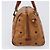 Borsa Boston MCM Vicetos Logogram PVC Leather Brown Gold Auth 200900 Marrone D'oro - vista 4