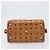 Borsa Boston MCM Vicetos Logogram PVC Leather Brown Gold Auth 200900 Marrone D'oro - vista 9