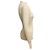 Top con cremallera de manga larga Brunello Cucinelli Beige / Gold Metallic Shimmer - vista 2