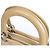 Borsa Christian Dior Lady Dior in pelle x canvas beige - vista 3