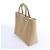 Borsa Christian Dior Lady Dior in pelle x canvas beige - vista 7