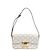 Céline Borsa a tracolla Celine Triomphe Claude in PVC e pelle Beige
