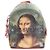 Zaino Louis Vuitton x Jeff Koons Masters Collection Da Vinci Palm Springs PM in Rosa x Verde M43375