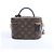 Borsa a tracolla Louis Vuitton Vanity NV PM Monogram Reverse in marrone M45165 - vista 3