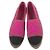 Chanel Espadrilles mit CC-Logo Pink 38