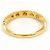 Autre Marque Ringband aus 18K Gelbgold mit Diamant Golden - Ansicht 3