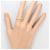 Autre Marque Ringband aus 18K Gelbgold mit Diamant Golden - Ansicht 6