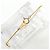 Autre Marque Bracciale con charm in oro giallo 18K con diamante D'oro - vista 2