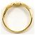 Autre Marque Ringband aus 18K Gelbgold mit Diamant Golden - Ansicht 2