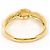 Autre Marque Ringband aus 18K Gelbgold mit Diamant Golden - Ansicht 3