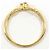 Autre Marque Ringband aus 18K Gelbgold mit Diamant Golden - Ansicht 2