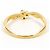 Autre Marque Ringband aus 18K Gelbgold mit Diamant Golden - Ansicht 3