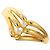 Autre Marque Anello fede in oro giallo 18K e diamanti D'oro