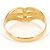 Autre Marque Anello fede in oro giallo 18K e diamanti D'oro - vista 3