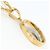 Autre Marque Collana con pendente in oro giallo 18K e platino con diamante D'oro - vista 2