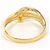Autre Marque Ringband aus 18K Gelbgold mit Diamant Golden - Ansicht 3