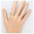 Autre Marque Ehering aus Platin und Gelbgold mit Diamant Golden - Ansicht 6