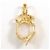 Autre Marque Pendente in oro giallo 14K con opale e diamante D'oro - vista 3