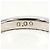 Autre Marque Anillo alianza de oro blanco con diamante Dorado - vista 5
